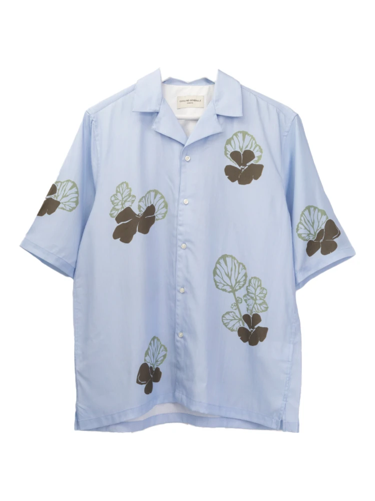 OFFICINE GENERALE Shirts Blue