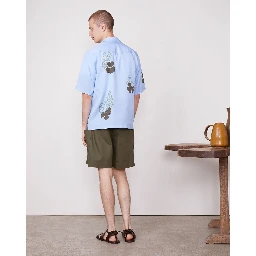 OFFICINE GENERALE Shirts Blue