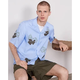 OFFICINE GENERALE Shirts Blue