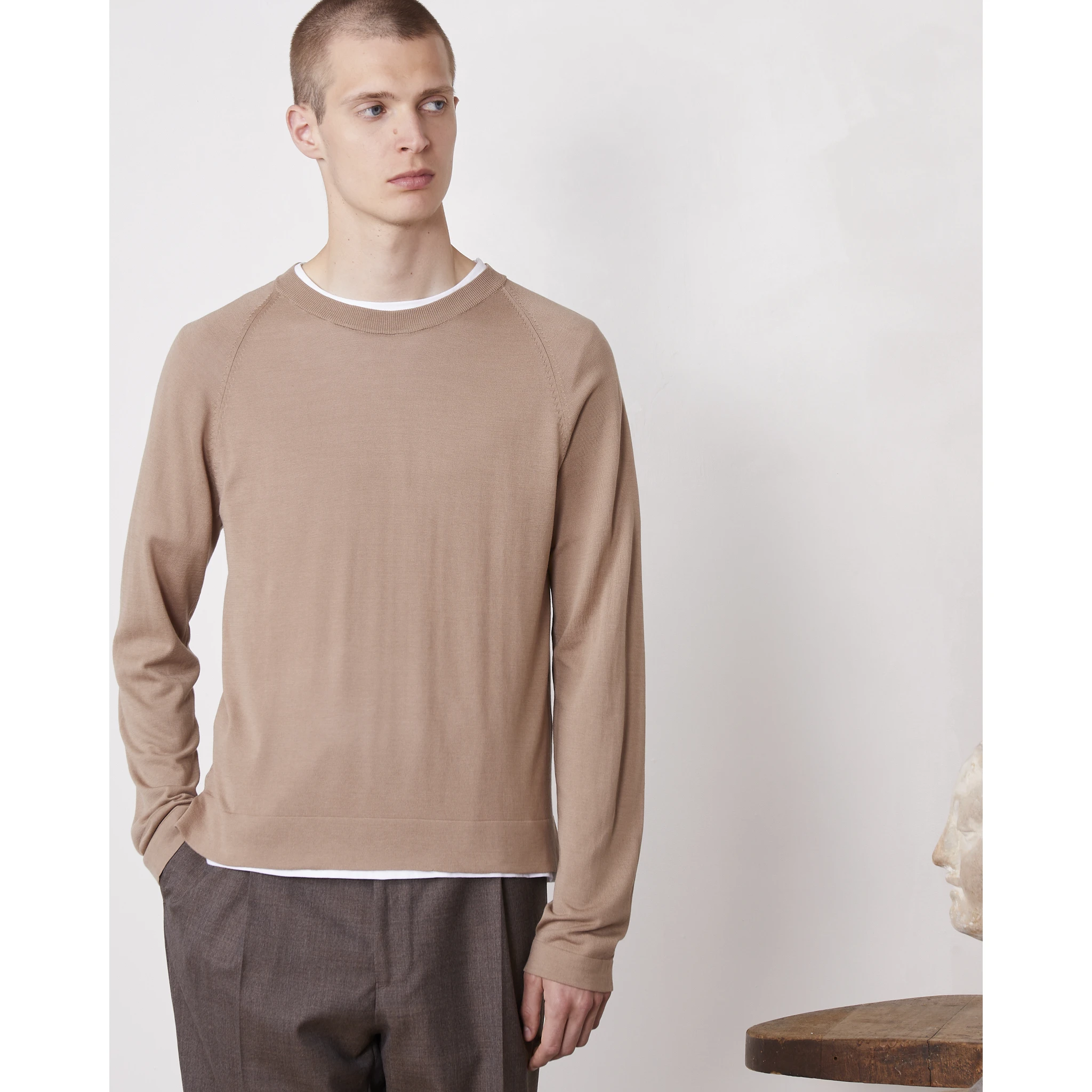 OFFICINE GENERALE Sweaters Beige