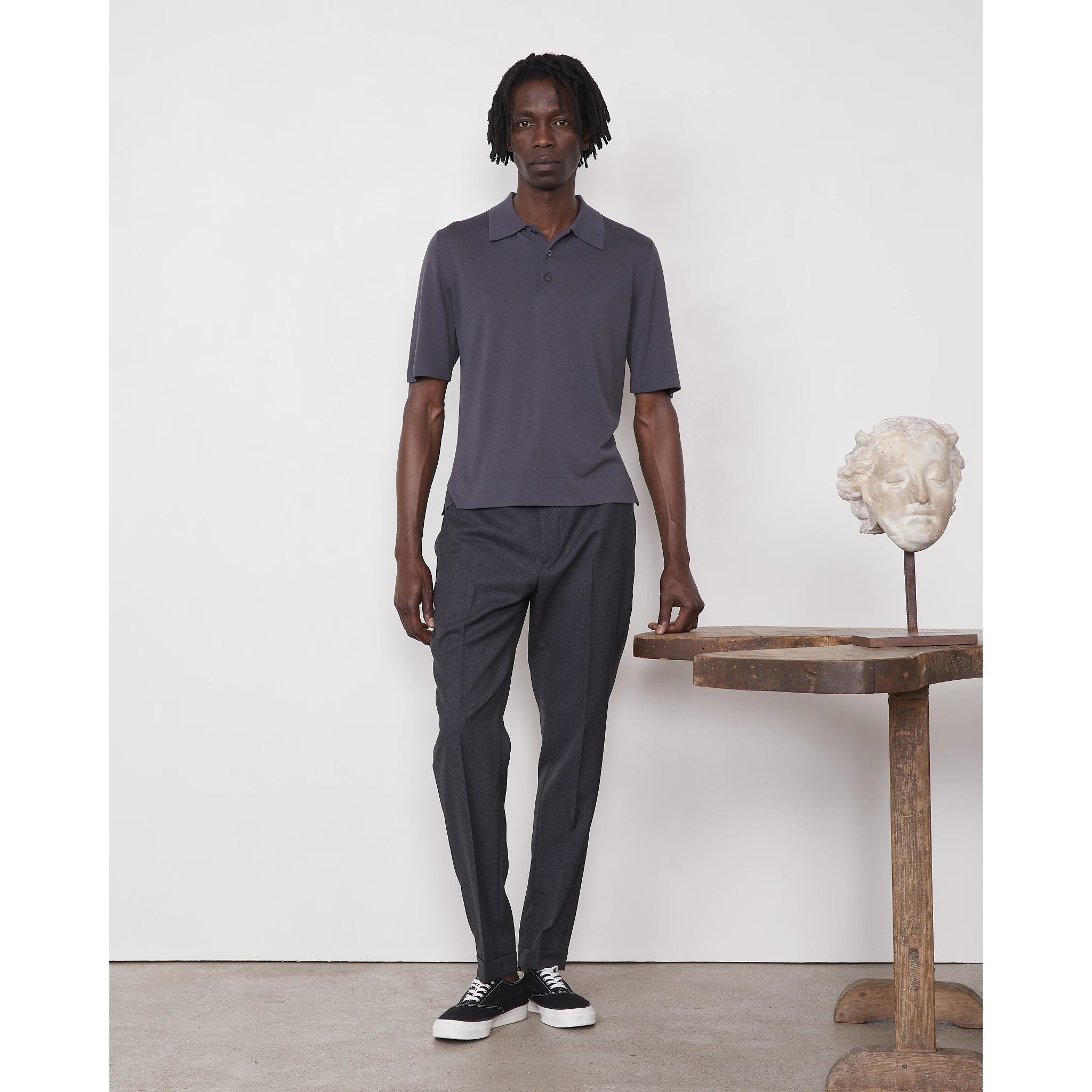 OFFICINE GENERALE T-shirts and Polos Grey