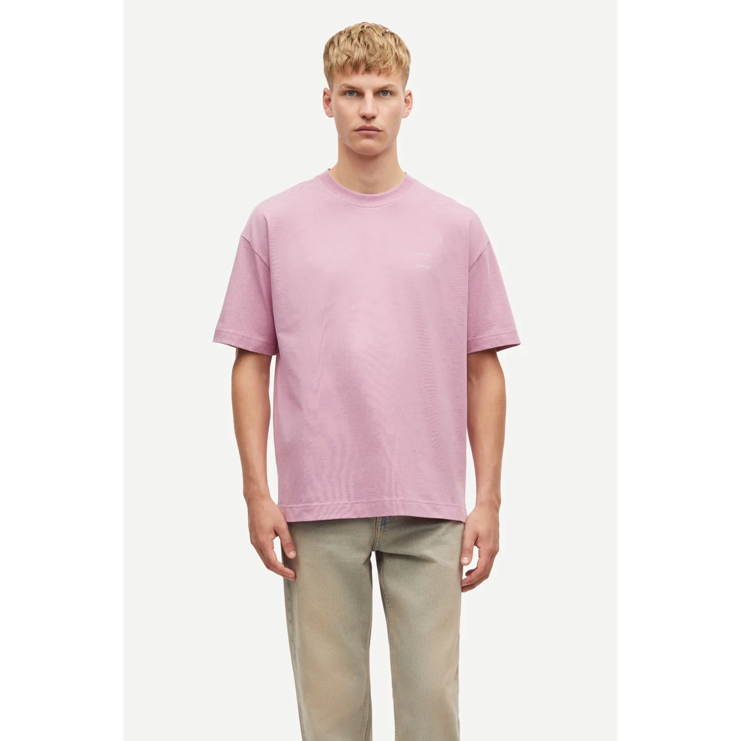 SAMSOE SAMSOE T-shirts and Polos Pink