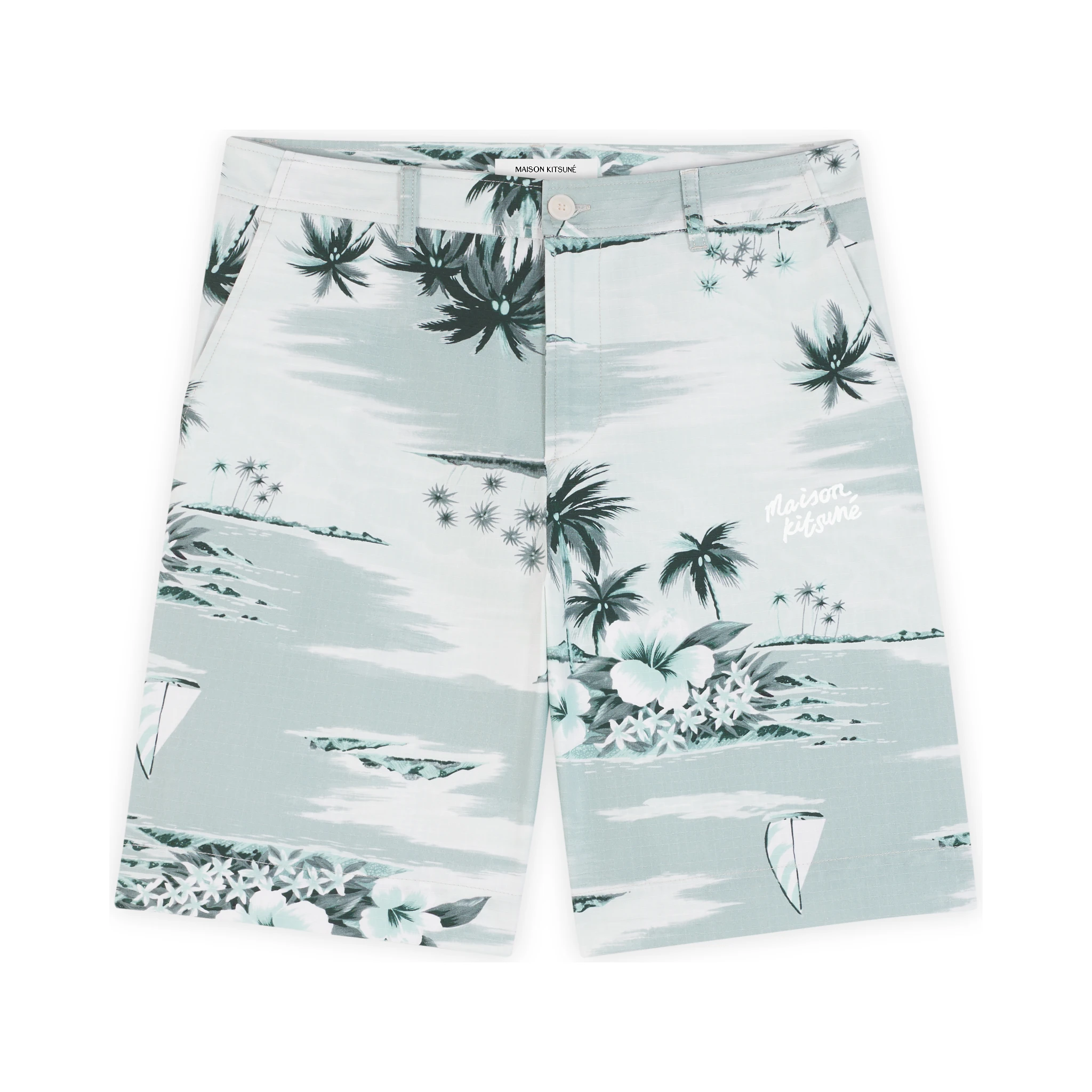 MAISON KITSUNE' Shorts Blue