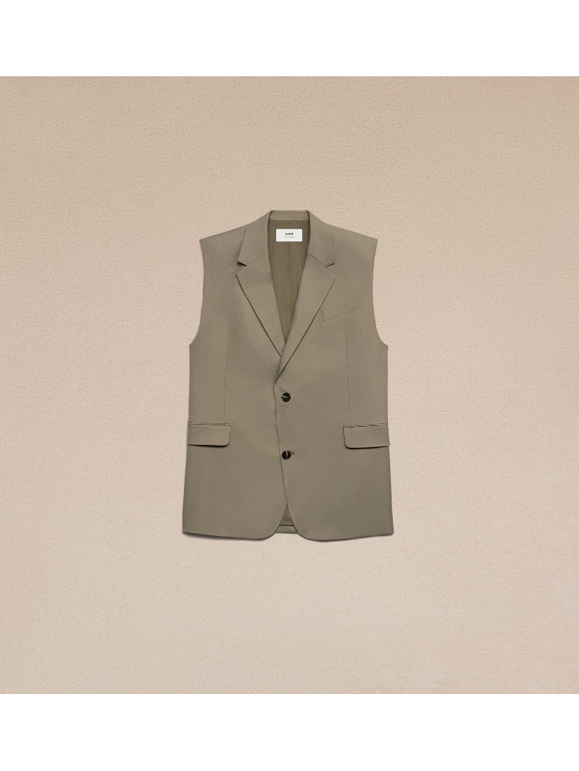 Ami Paris Coats Beige