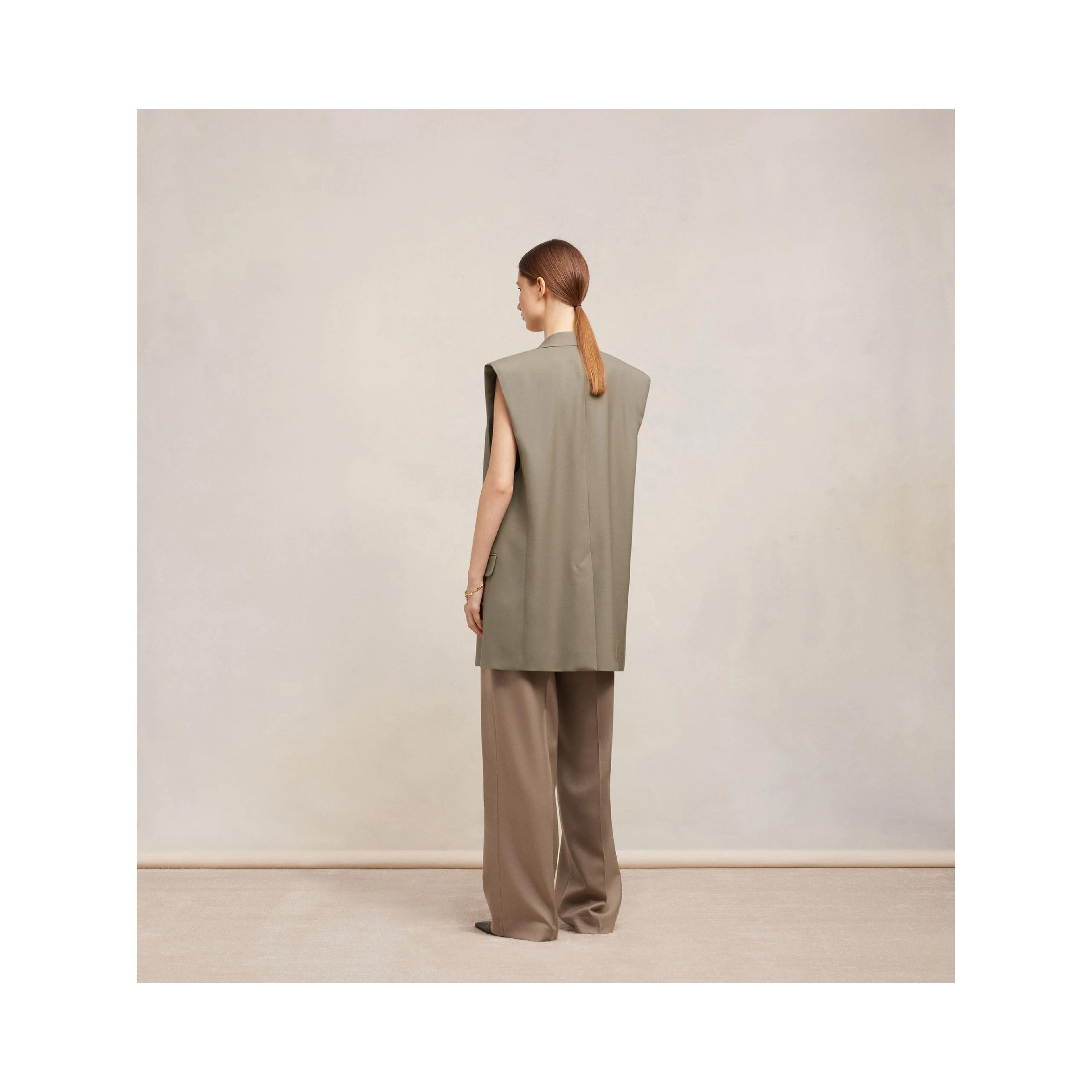 Ami Paris Coats Beige