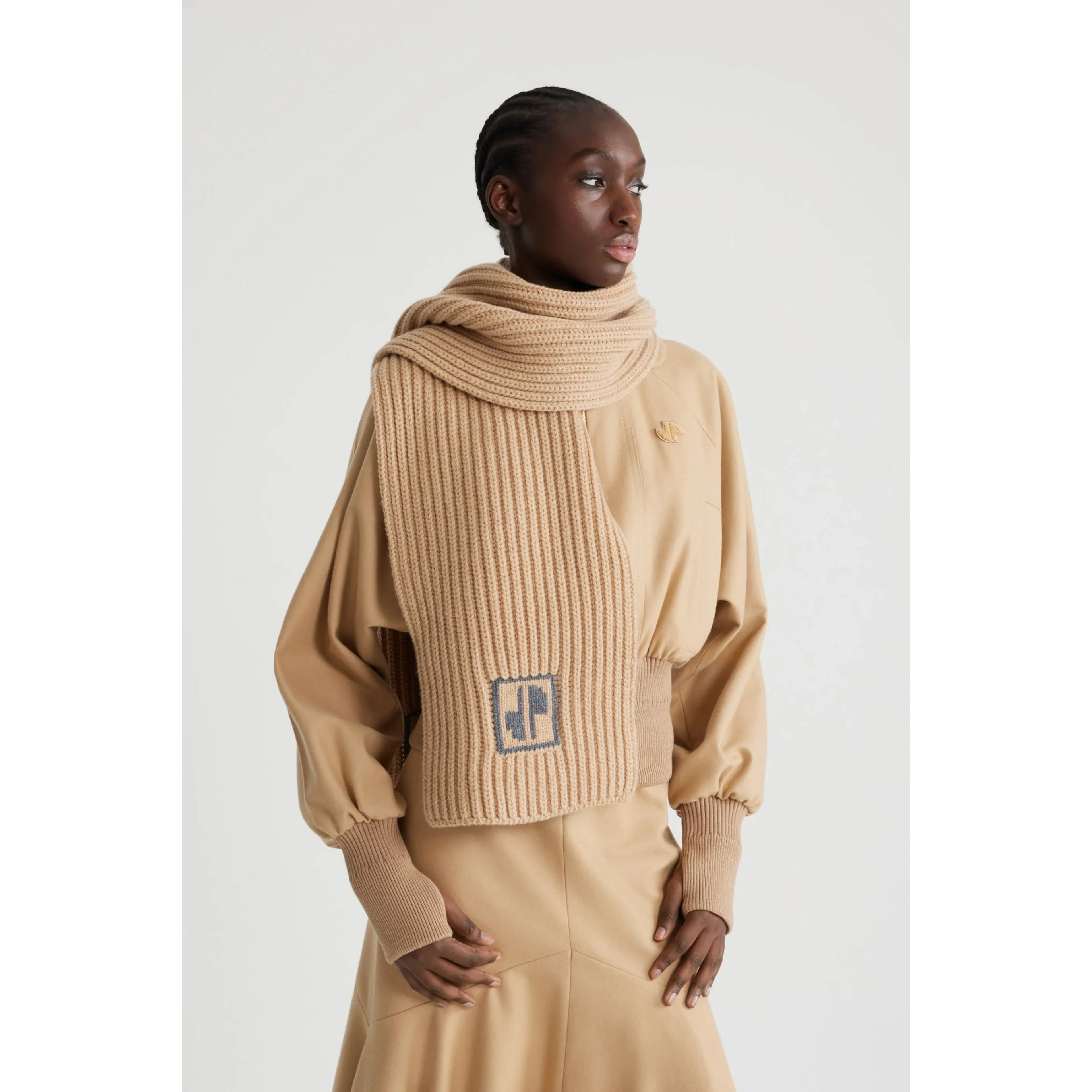 PATOU Scarfs Beige