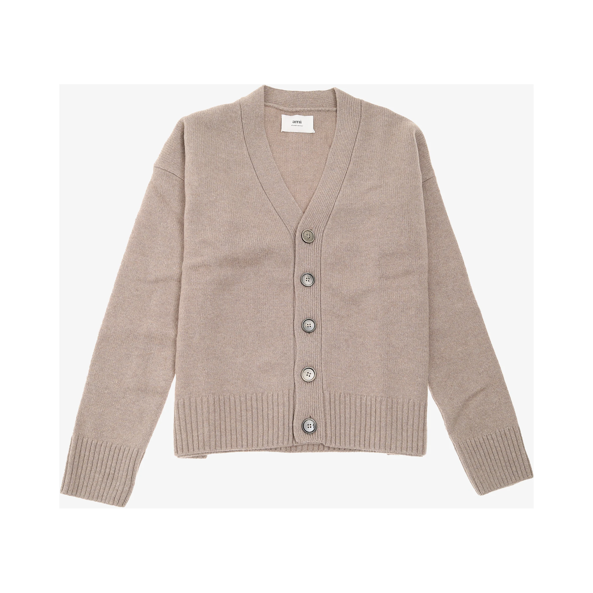 Ami Paris Sweaters Beige