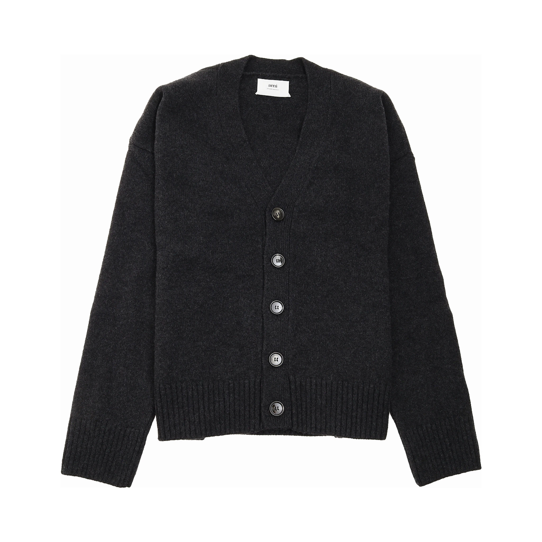 Ami Paris Sweaters Grey