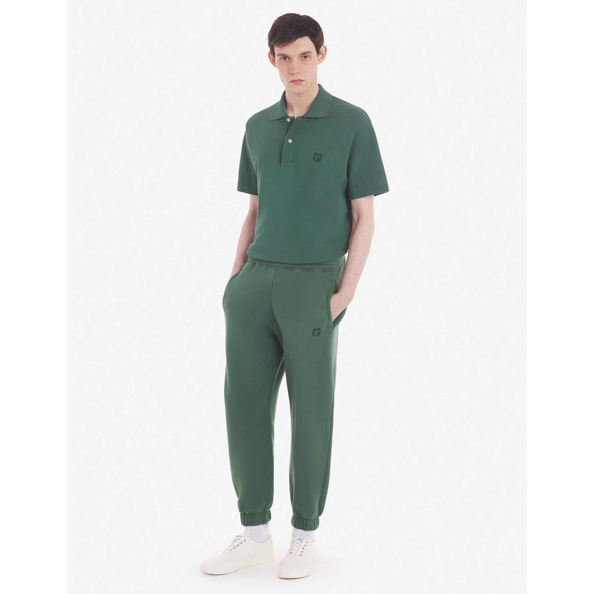 MAISON KITSUNE' T-shirts and Polos Green