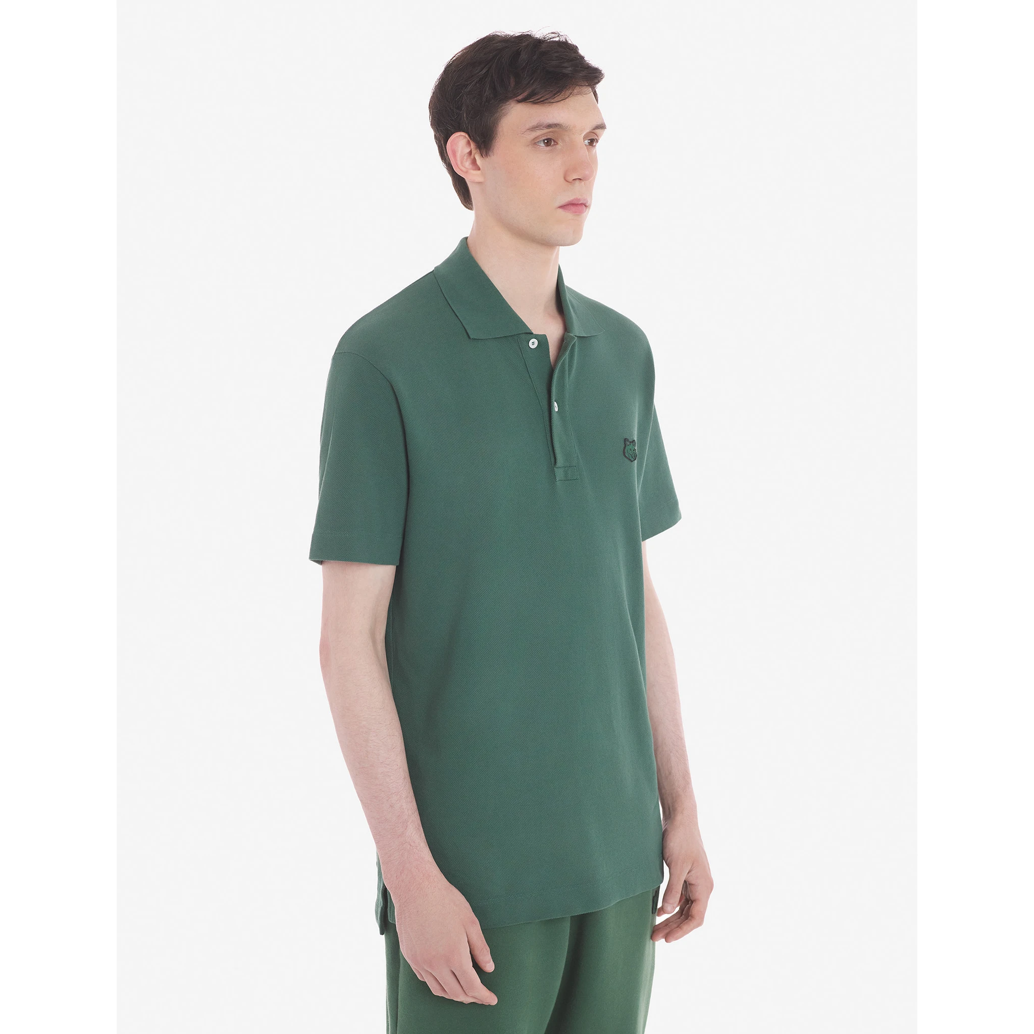 MAISON KITSUNE' T-shirts and Polos Green