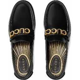 Cara Logo Snaffle loafers