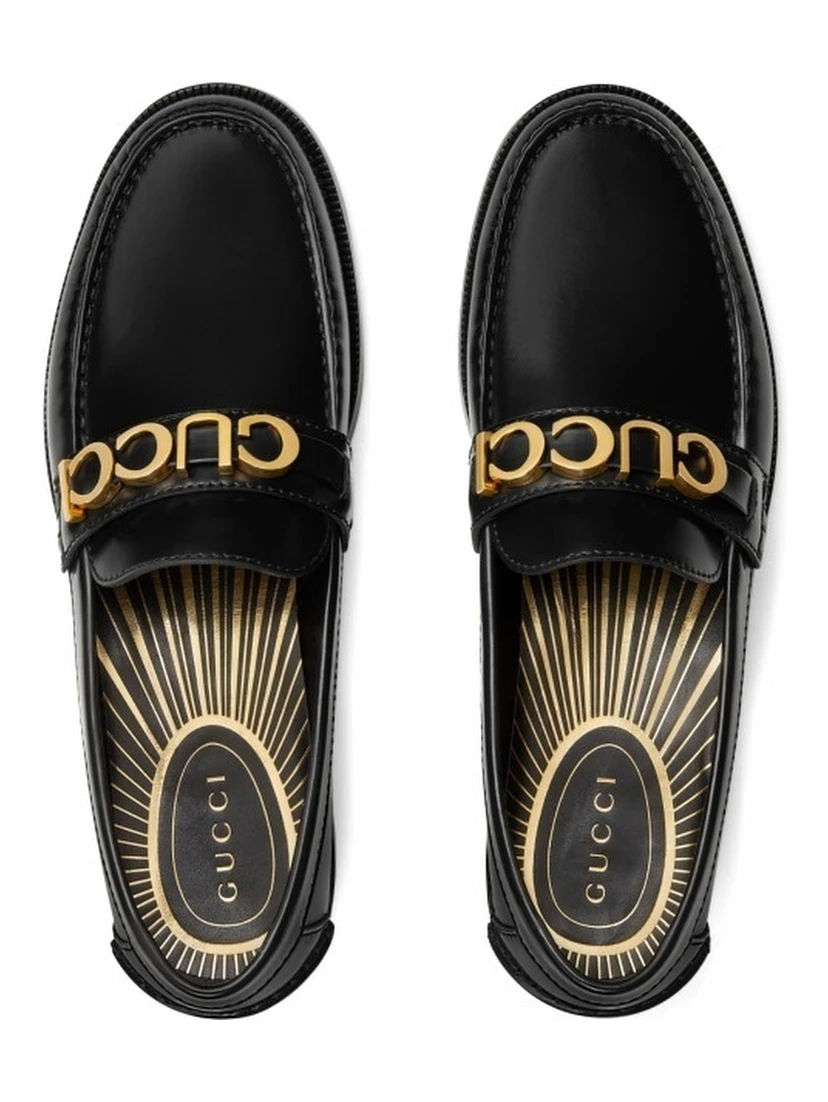 Cara Logo Snaffle loafers