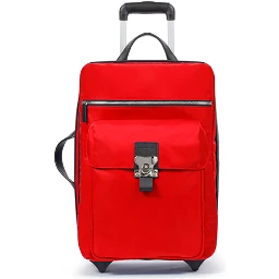 حقيبة سفر على شكل فراشة بعجلات