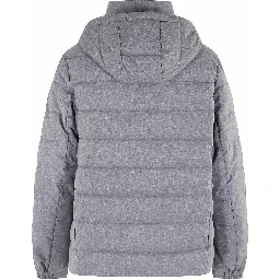 zip removable-hood jacket