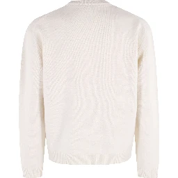 Fox Head-intarsia sweater