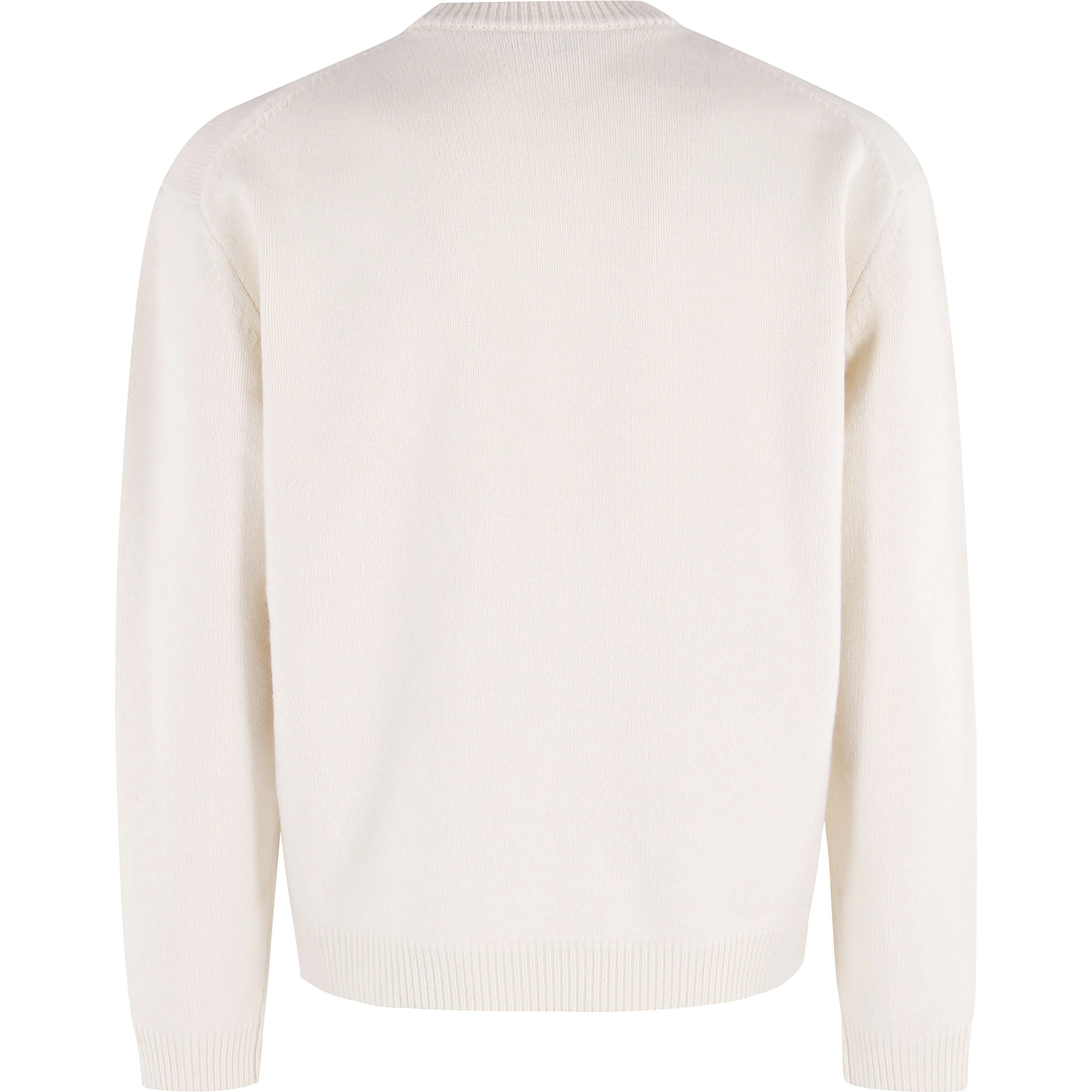Fox Head-intarsia sweater