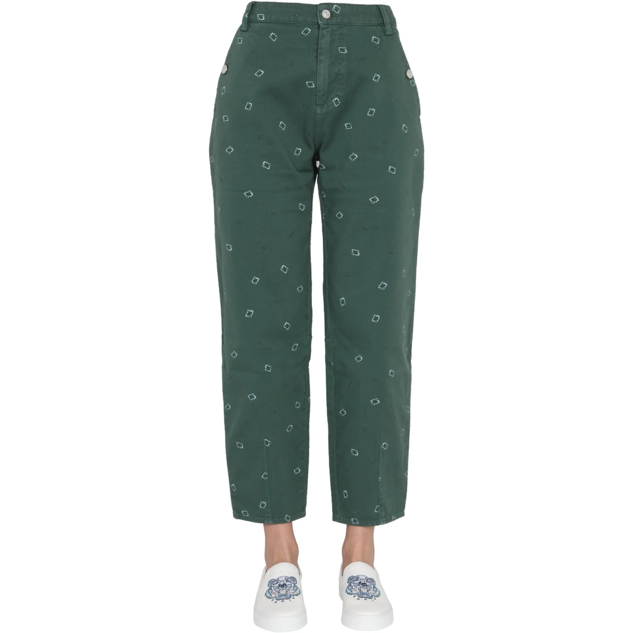 PANTS WITH PAISLEY PATTERN