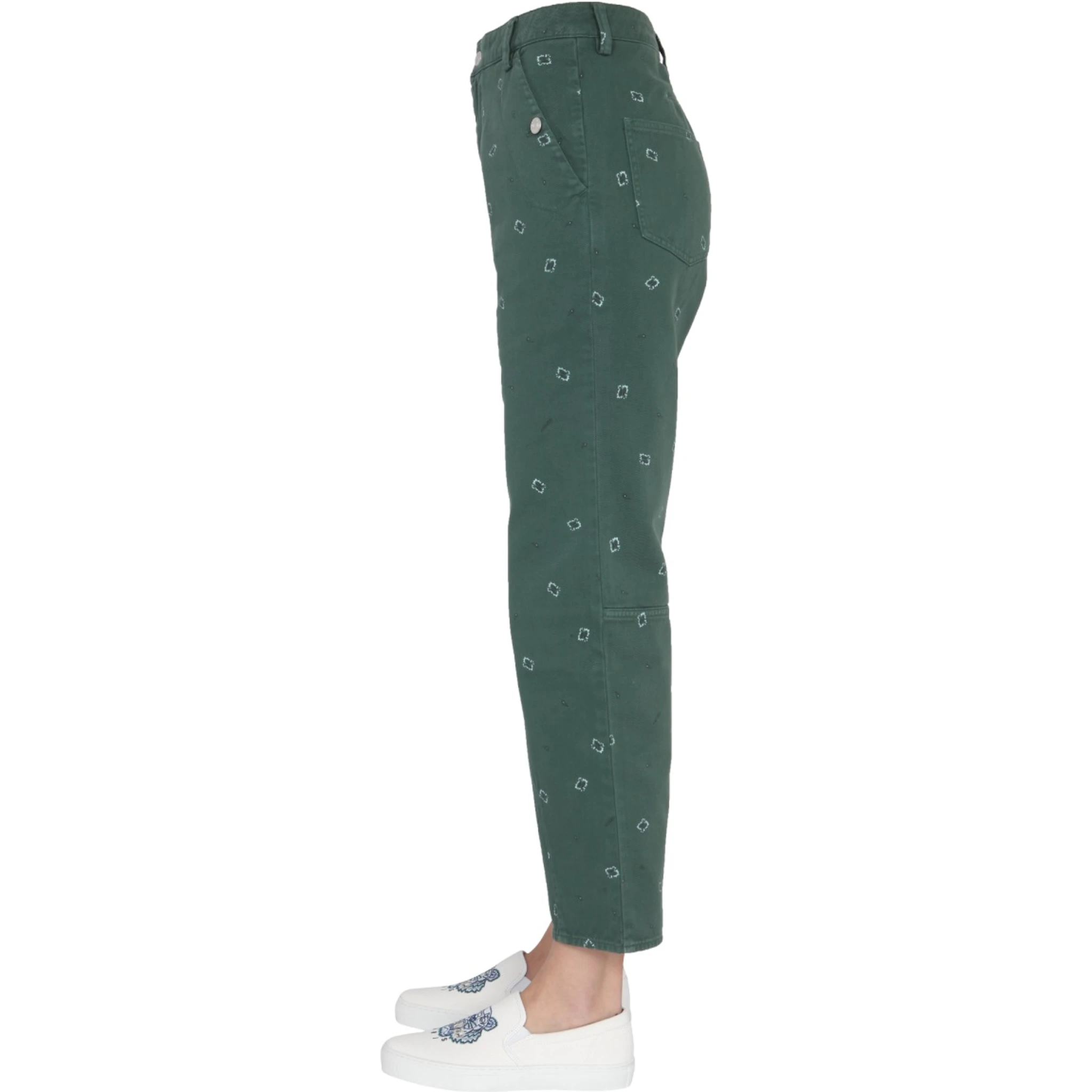 PANTS WITH PAISLEY PATTERN