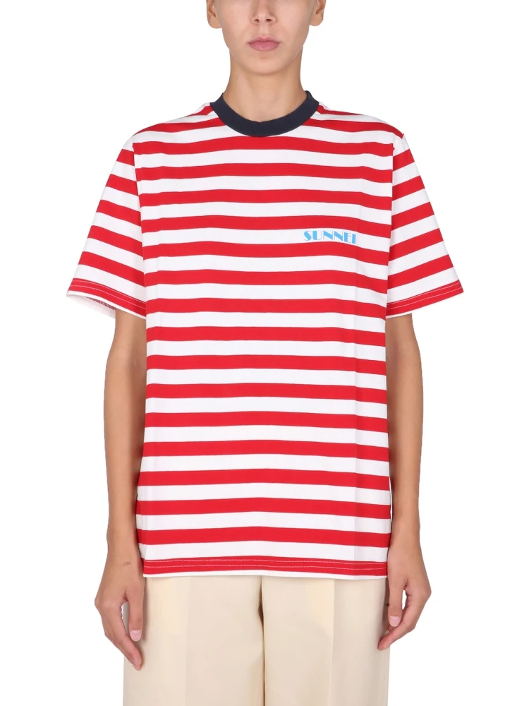 T-SHIRT WITH MINI LOGO