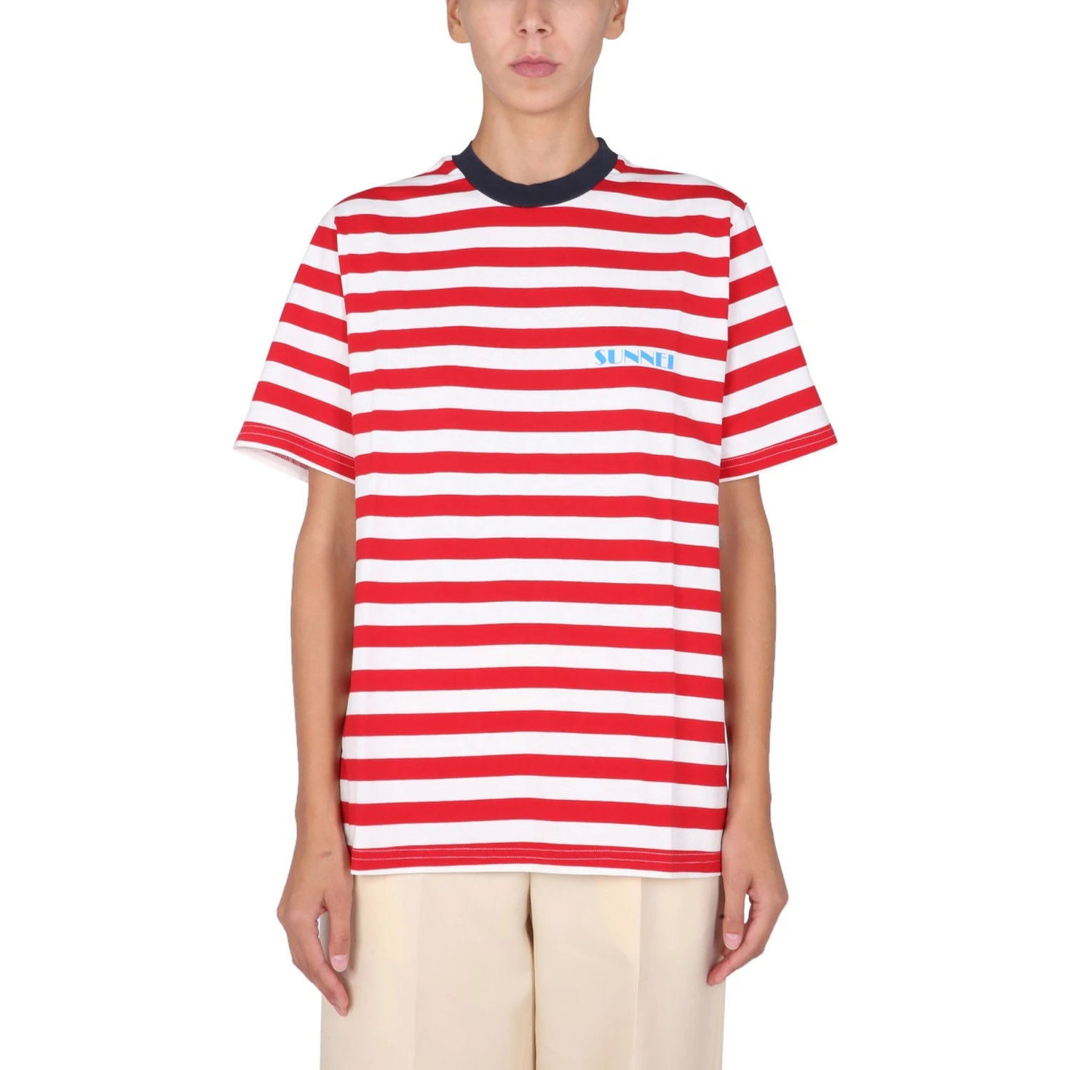 T-SHIRT WITH MINI LOGO