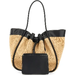 حقيبة تسوق كبيرة الحجم مزينة بالكشكشة