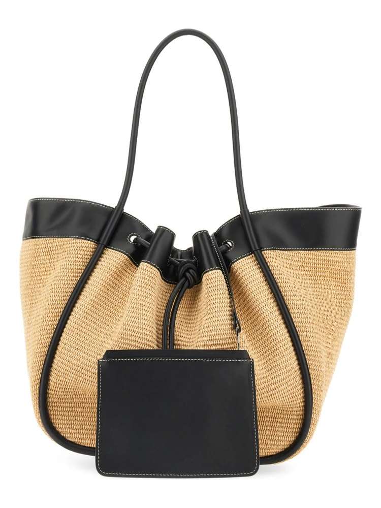 حقيبة تسوق كبيرة الحجم مزينة بالكشكشة alternative