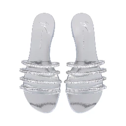 FLAT CRYSTAL SANDALS