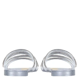 FLAT CRYSTAL SANDALS