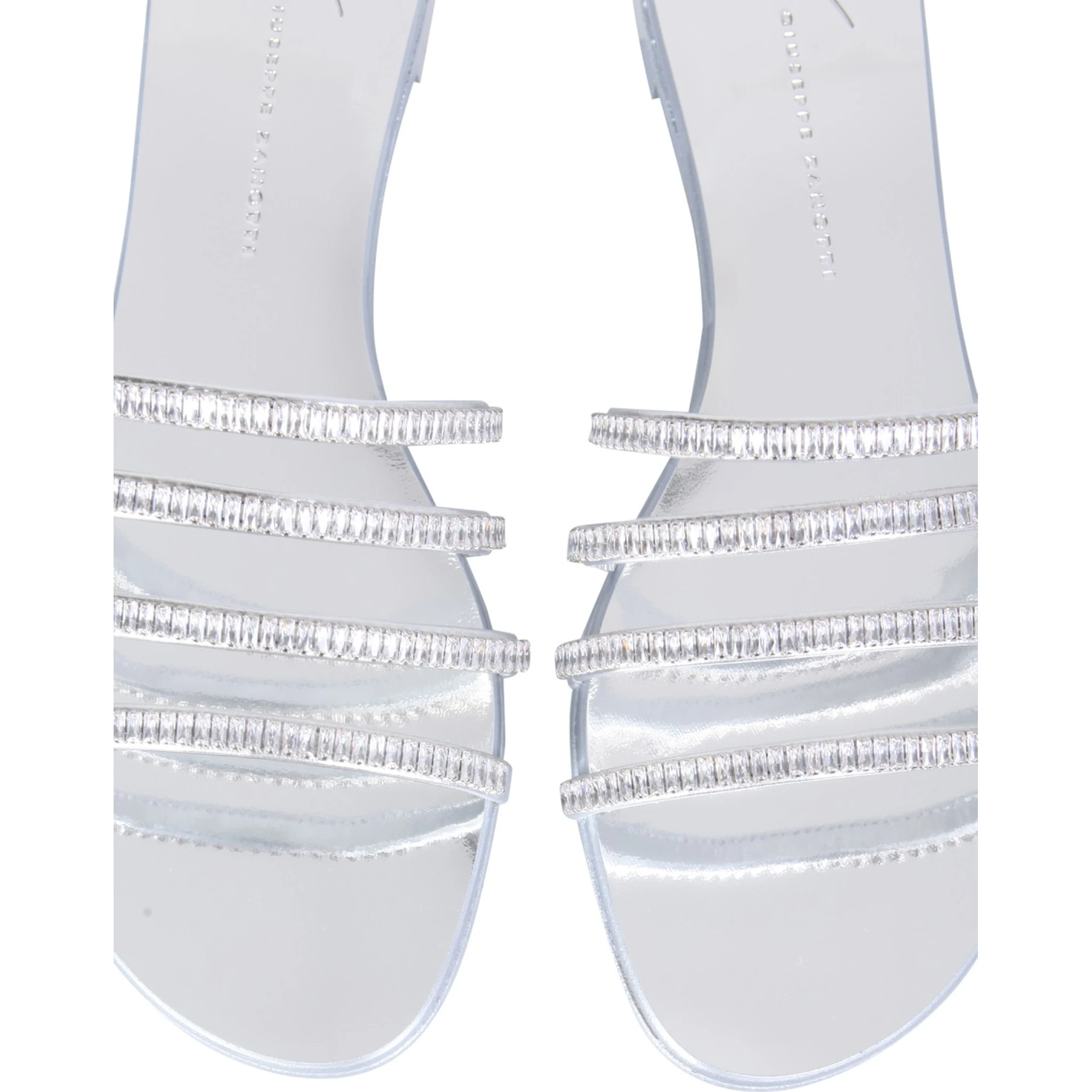 FLAT CRYSTAL SANDALS