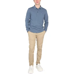 POLO WITH LOGO PATCH