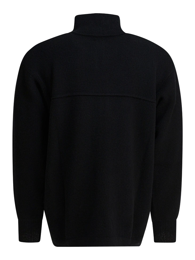 Short wool down jacket