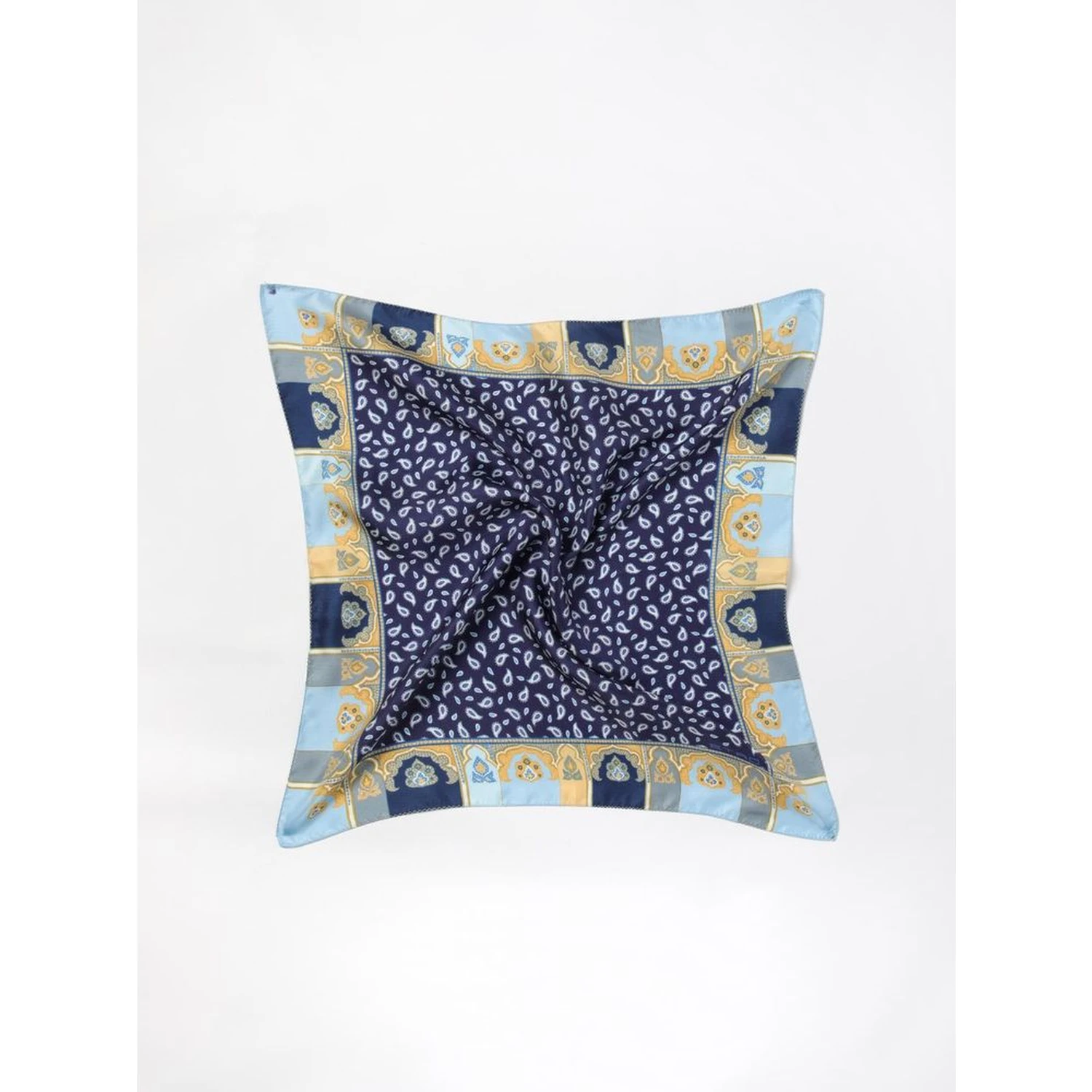 Blue Silk Foulard