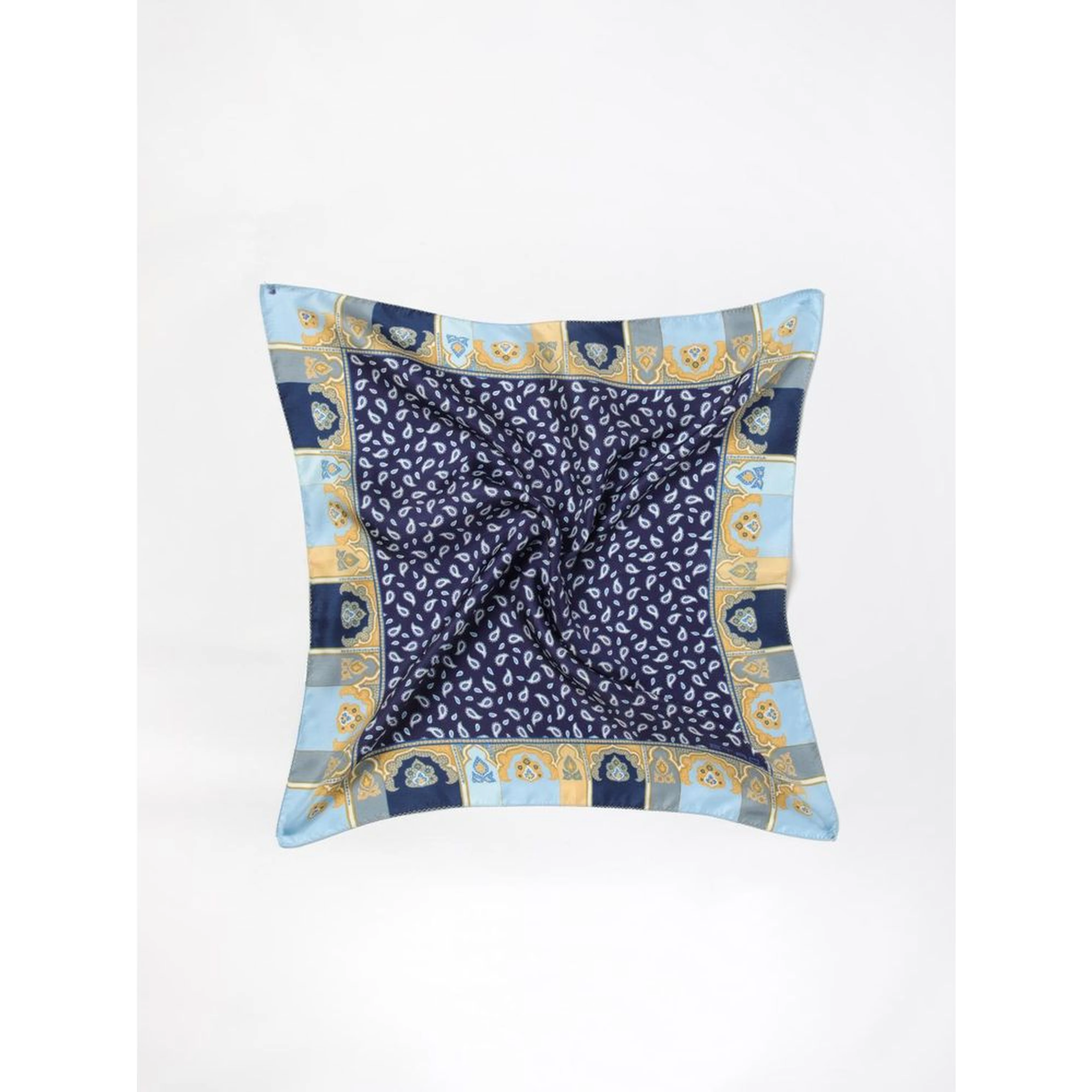 Blue Silk Foulard