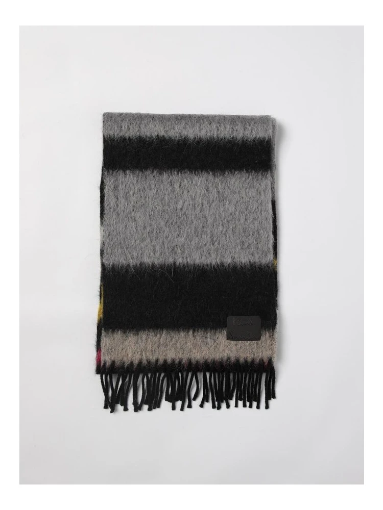 Gray Wool Scarf