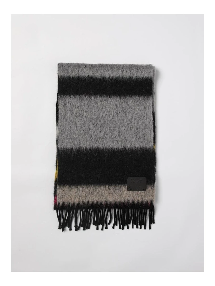 Gray Wool Scarf