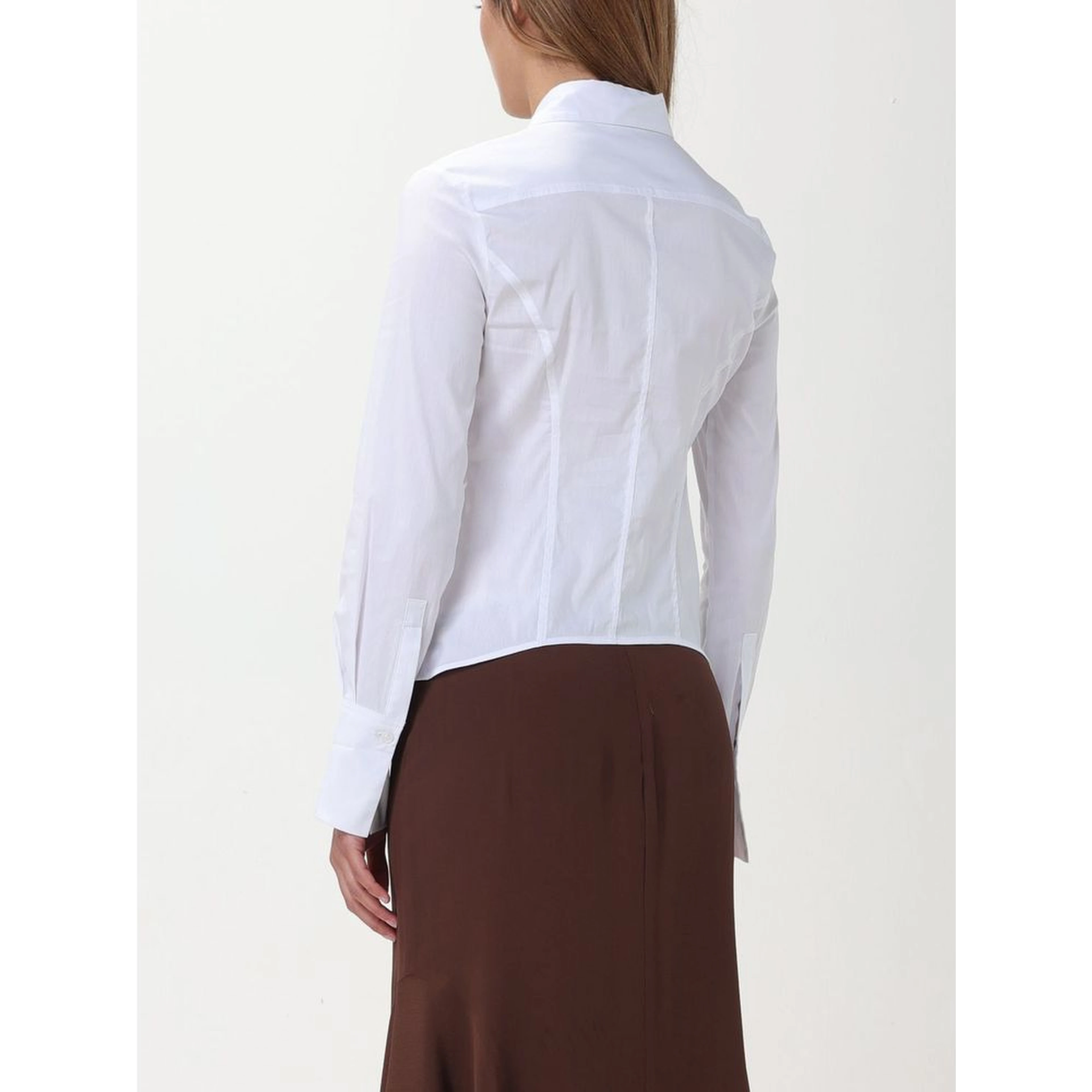 White Cotton Dress Shirt