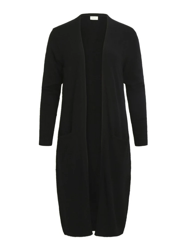 Black Nylon Cardigan