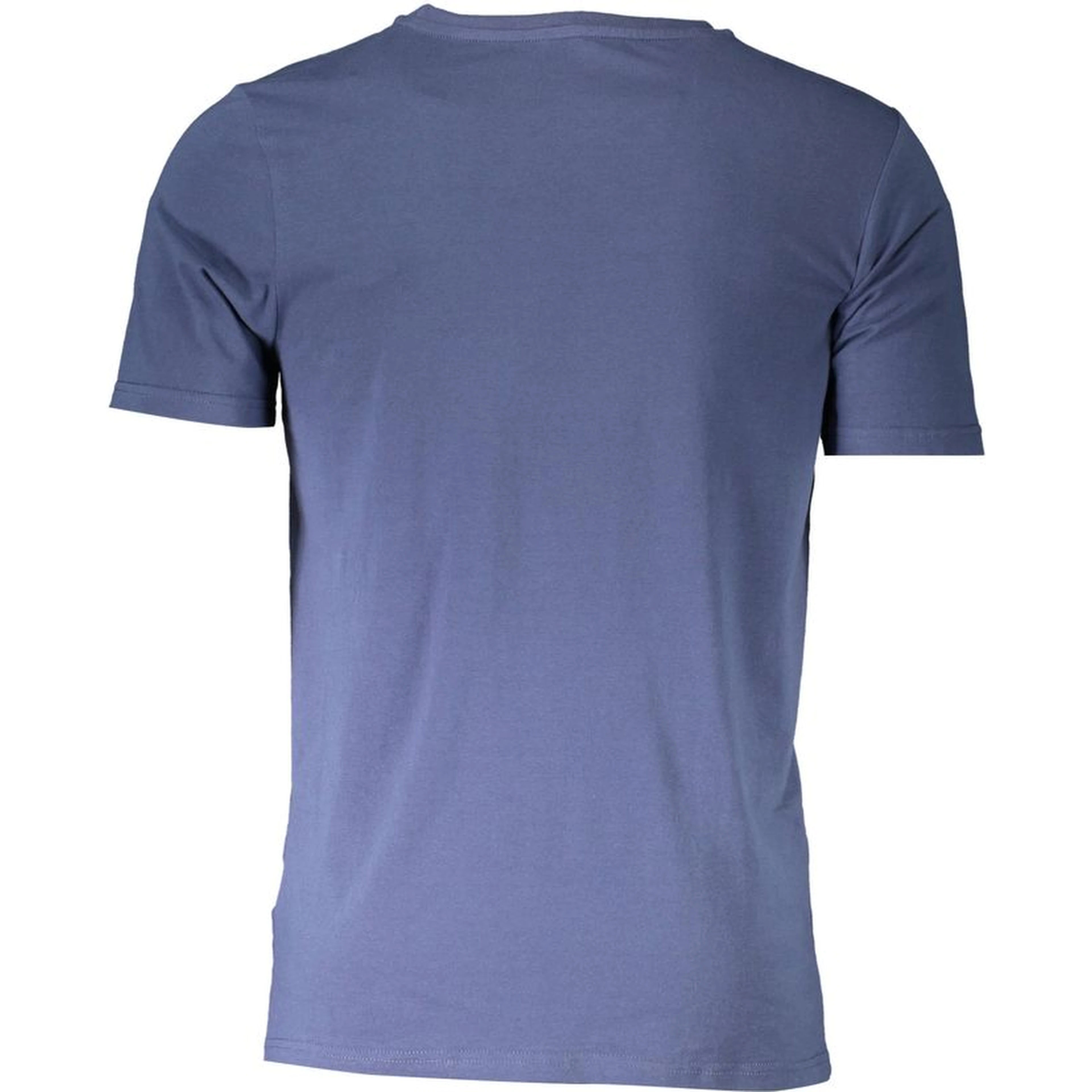 Blu Cotton Men T-Shirt