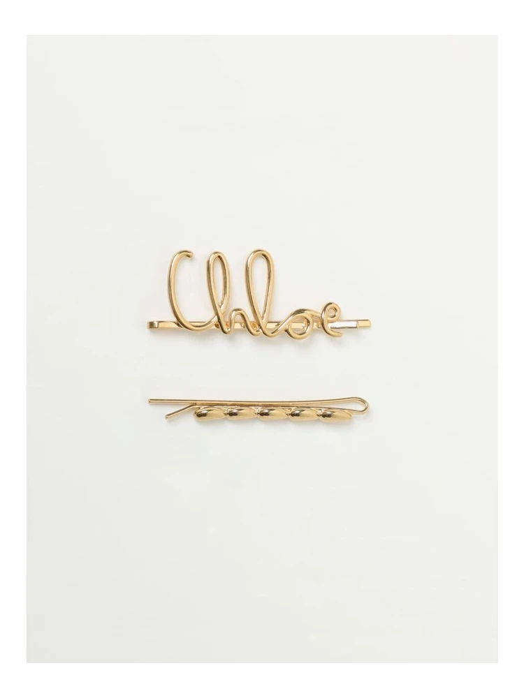 Brown Metal Hair Clip