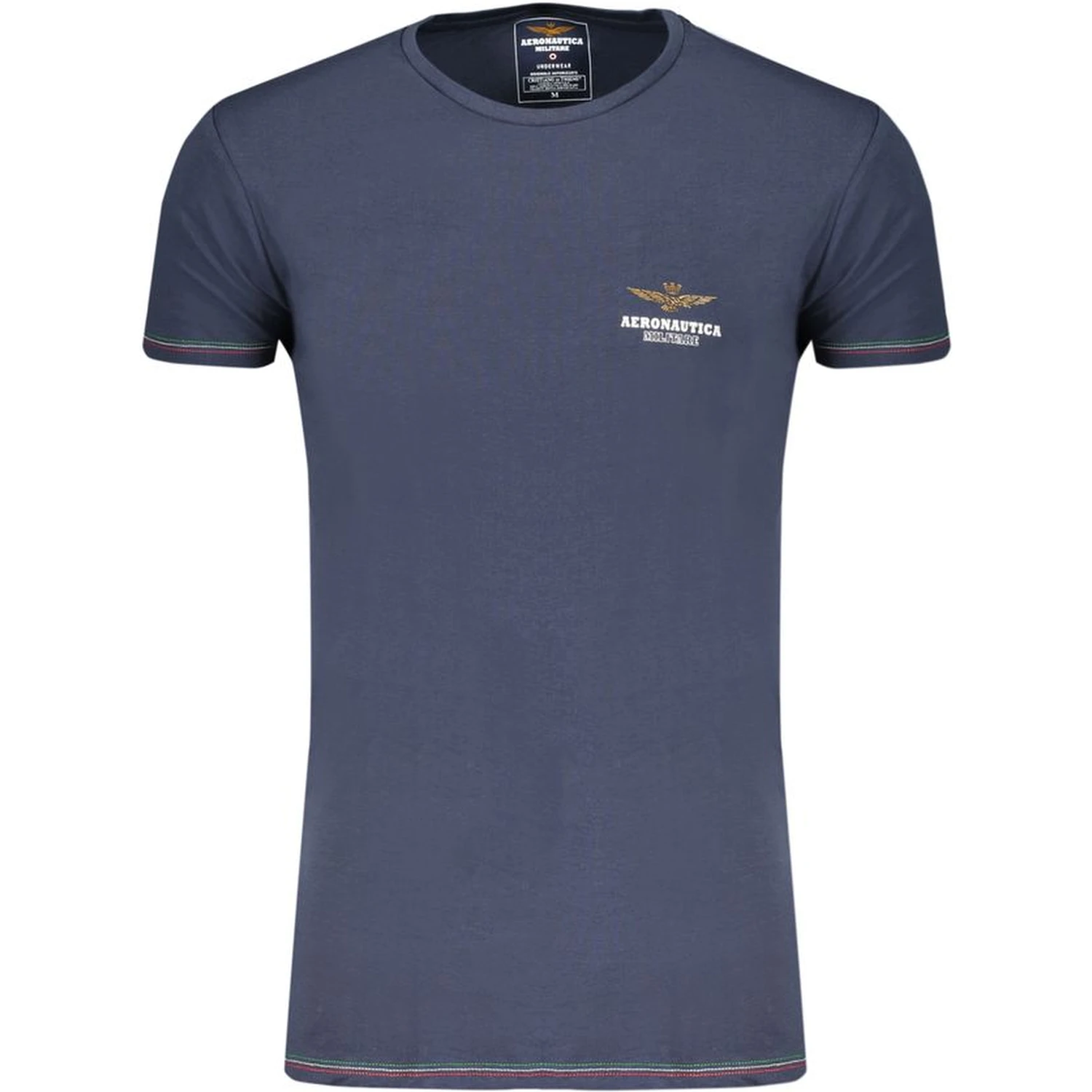 Blue Cotton Men's Underwear Shirt