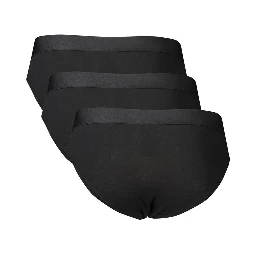 Black Polyester Men's Brief