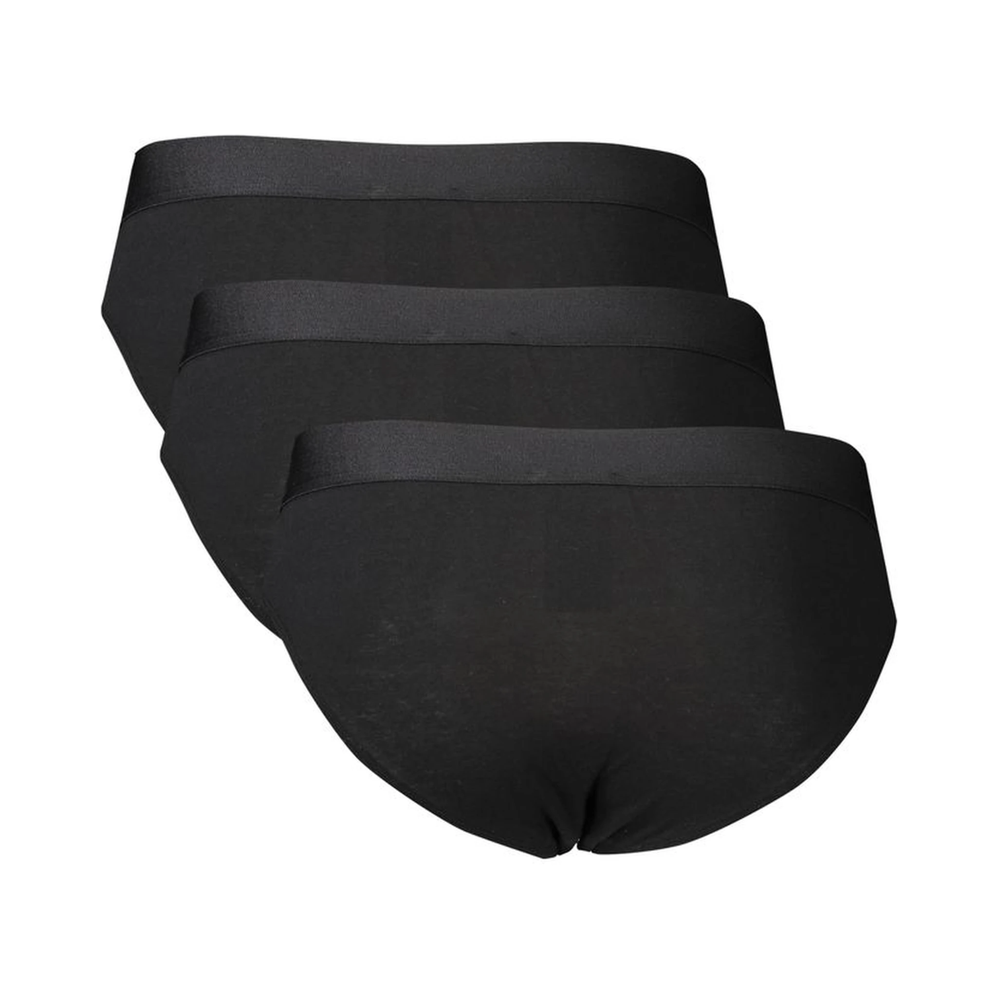 Black Polyester Men's Brief