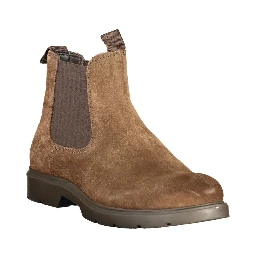 Brown Leather Men Boot