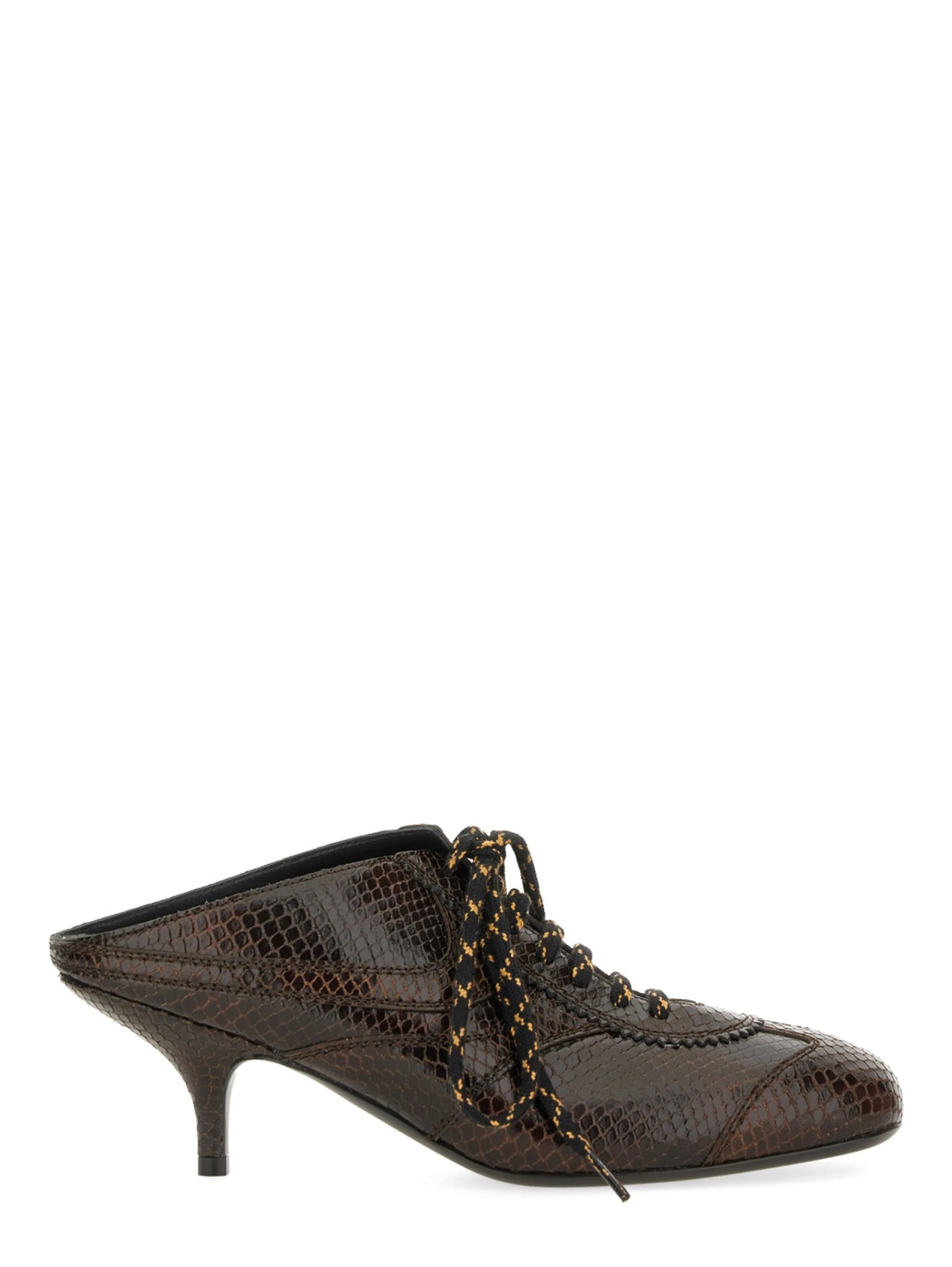 LEATHER SLIP-ON MULES