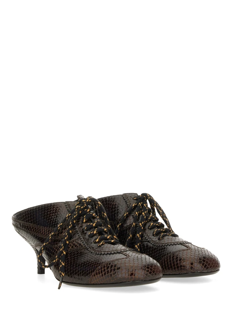 LEATHER SLIP-ON MULES alternative