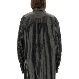 LEATHER "BOREL" SHIRT