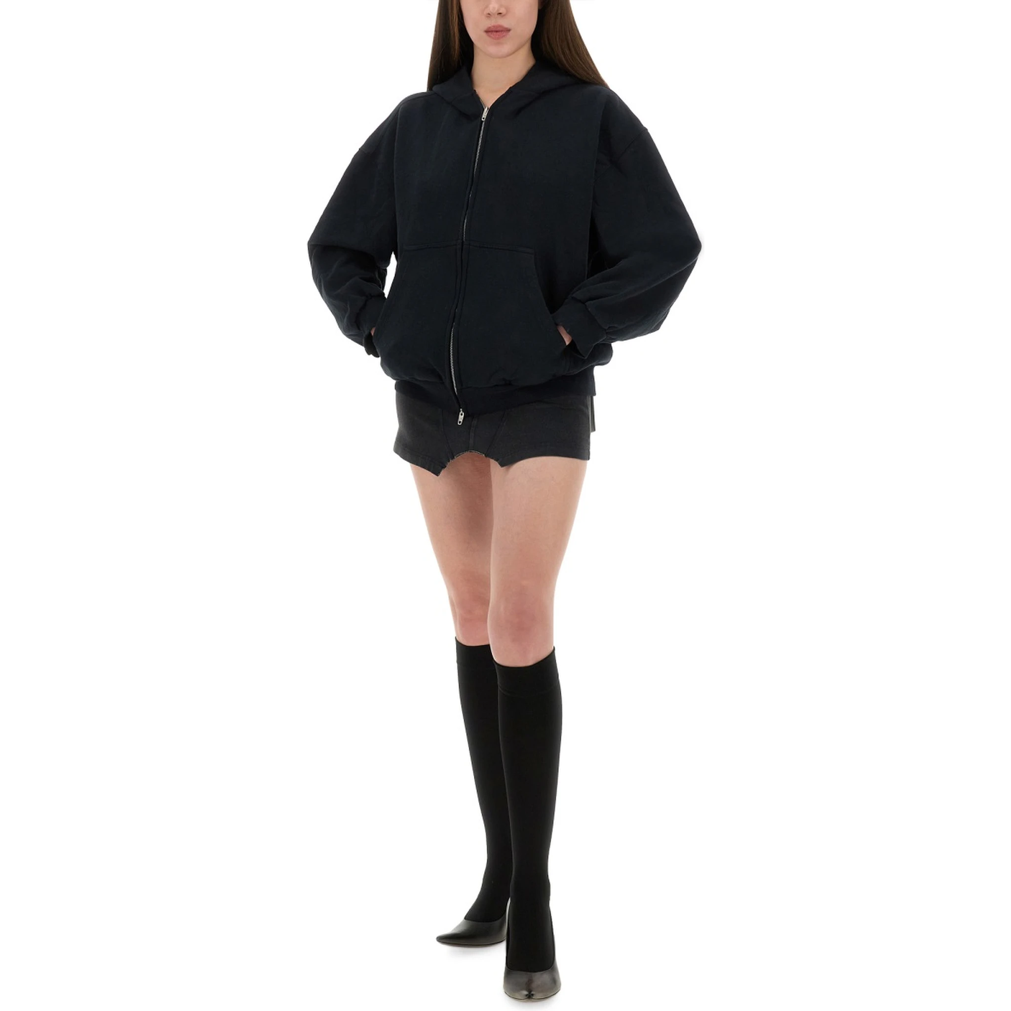 "CUT OFF" BOXER STYLE SKIRT