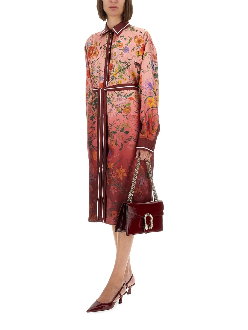 PRINTED CHEMISIER DRESS