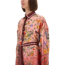 PRINTED CHEMISIER DRESS