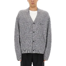 كارديجان بياقة على شكل حرف V